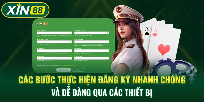 Các bước thực hiện đăng ký nhanh chóng và dễ dàng qua các thiết bị